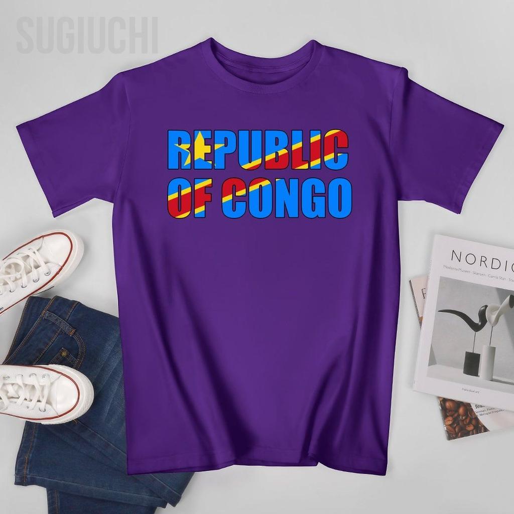 Unisex Short TShirt Democratic Republic of Congo Tshirt Tees Oneck T Shirts WoUnisex Boys 100 Cotton Unisex Apply All Seasons