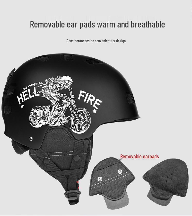 Adjustable Professional Ski & Snowboard Helmet for Men & Women - Warm, Safe, Durable Anti-Collision Equipment