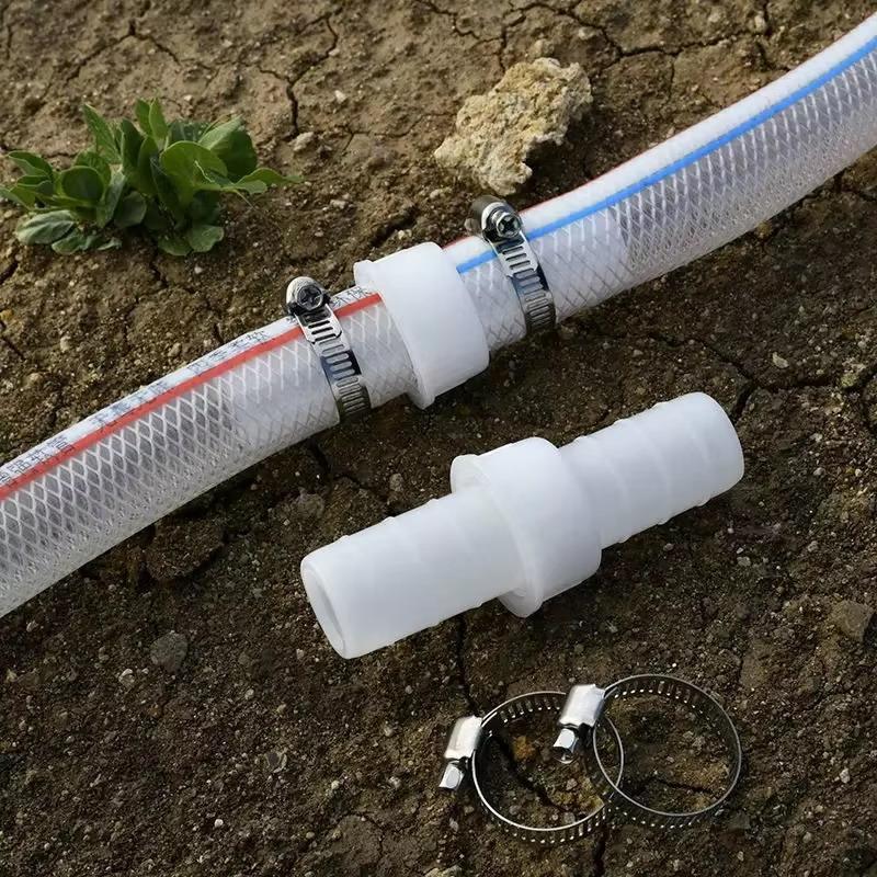 10Pcs 1/2Inch Plastic Hose Barb Connectors With Airtight Seal Smooth Burr Free Edges For Garden Irrigation Water Pipe Connection