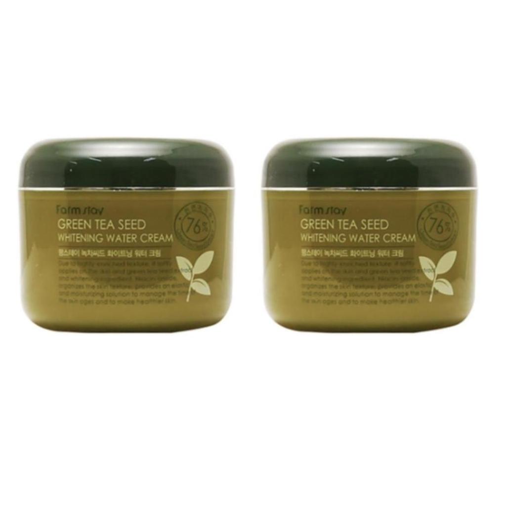 FARM STAY Aufhellende Wassercreme mit Grünteesamen, 100 g (3 Optionen)