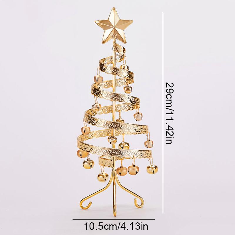 1PC Christmas Decoration Christmas Topper with Small Bells Elegant Spiral Christmas Tree Home Multiple Options Available