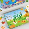 1 Set Puzzle Card Cartoon Busy DIY Quiet Books Number Letter Animal Recognition Reusable Cards Birthday Gift Party Souvenirs ZYF