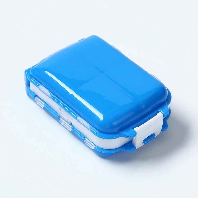 Eco-friendly Folding Mini Pill Box: Moisture & Damp Proof, Compact & Portable Carry-on.