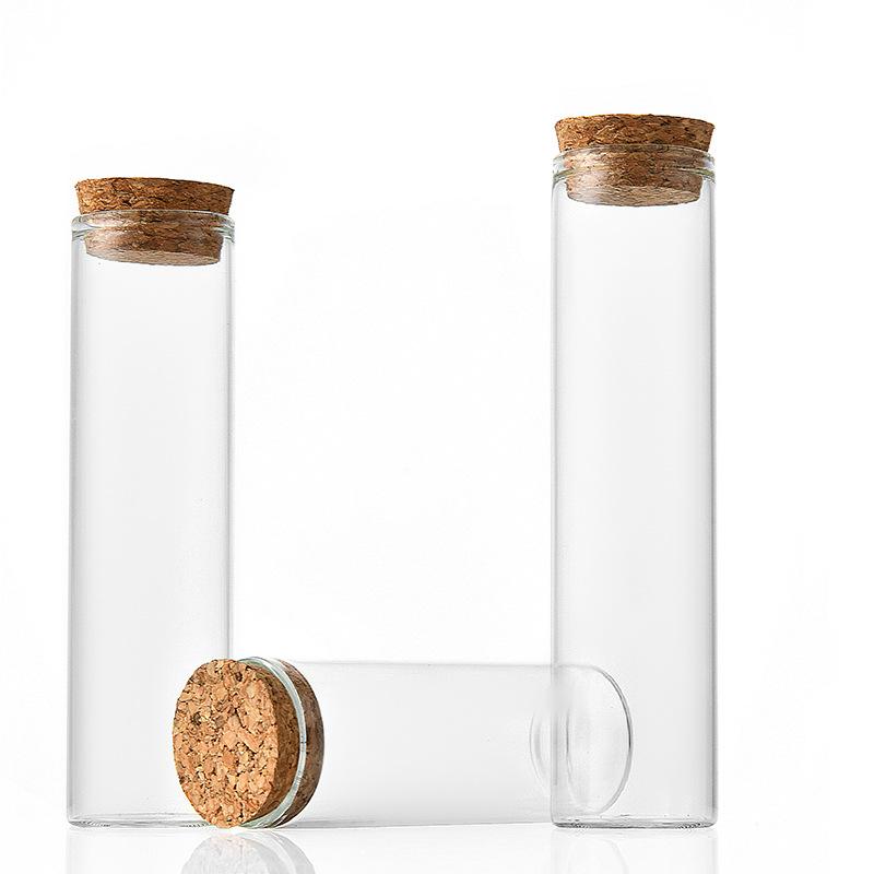 30mm Glass Bottle with Cork Seal for Incense Sticks, Floating Wishes, or Candy Storage.