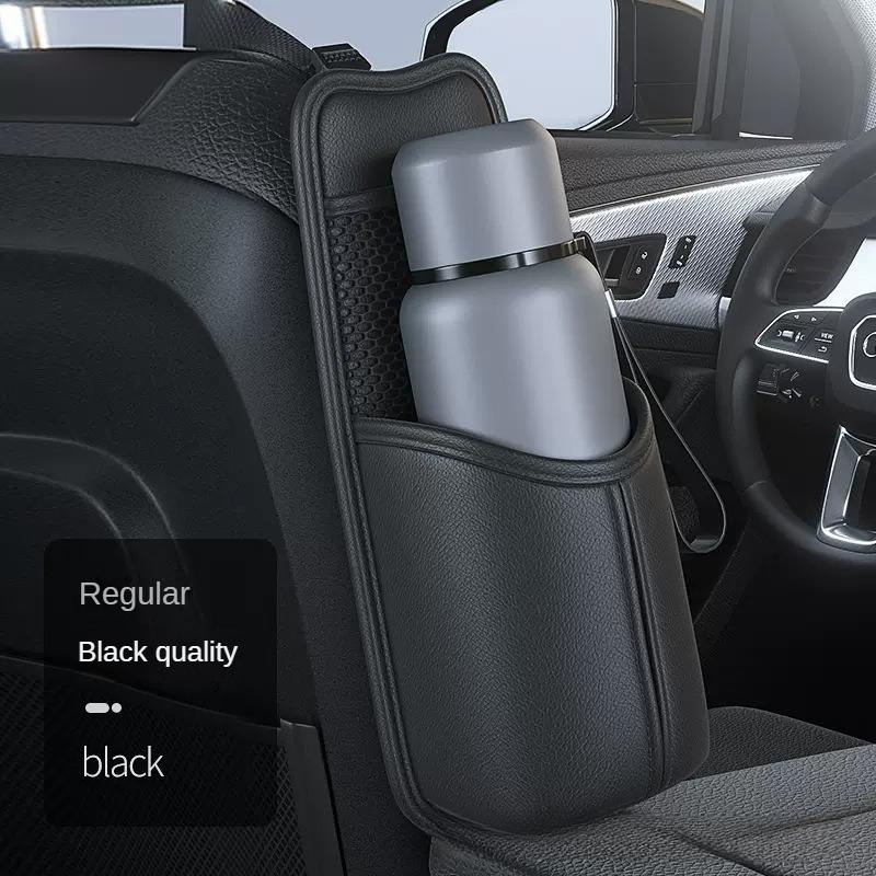 

Car Seat Back Bag Seat Hanging Bag Multifunctional Seat Storage Bag in-car Water Cup Holder Car Kettle Storage Box чёрный