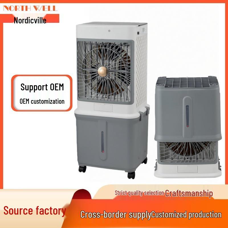 Draagbare Aircooler met Afstandsbediening en Geur, Gesplitst Ontwerp en Verwijderbare Grote Ventilator