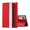 Flip Case for Xiaomi 12 / 12X, Side Magnetic, Red