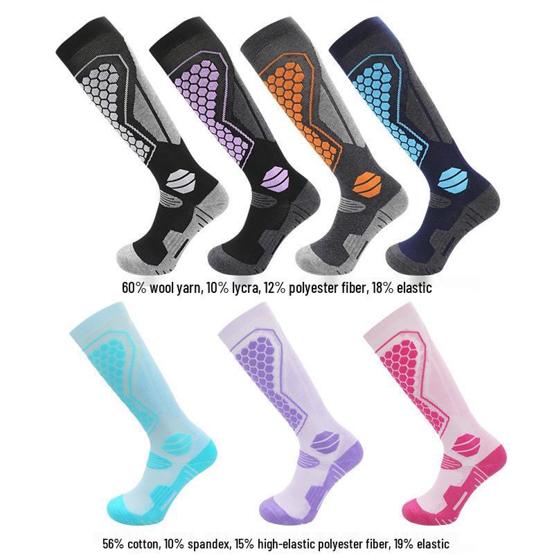 Warm Thickened Ski Socks: Unisex, Adult & Child, Cold-Proof, Wear-Resistant for Autumn & Winter Sports