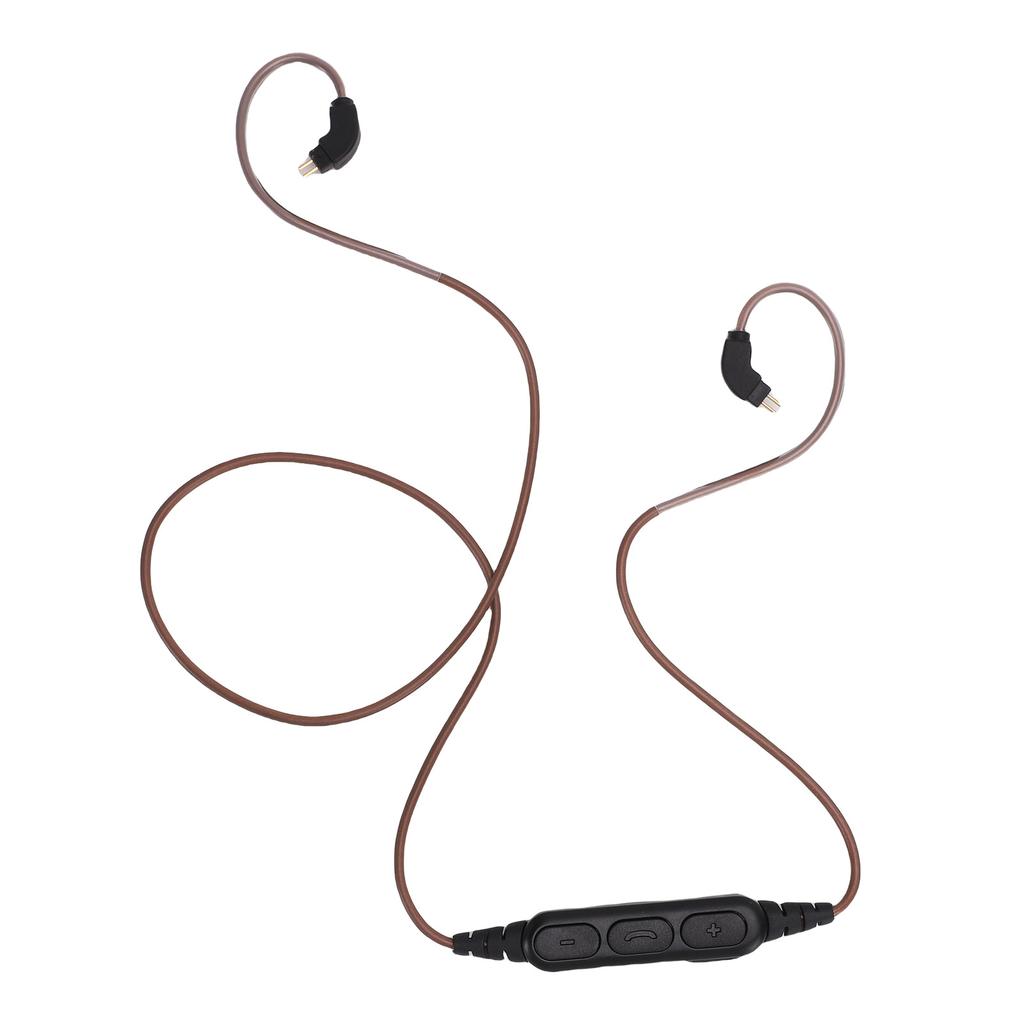 Adapter Cable, Replacement 5.3 Earphone Adapter with Microphone and Volume Control for 0.78mm 2-Pin Headphones