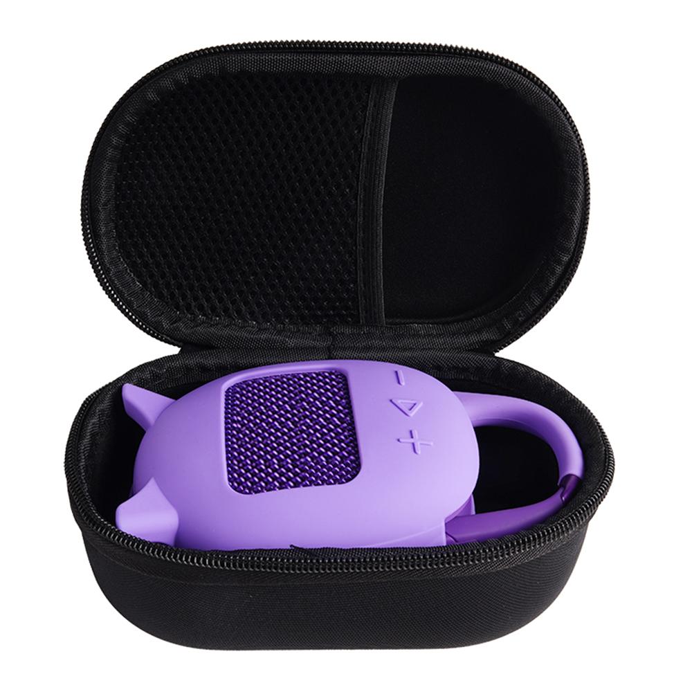For JBL Clip 5 Bluetooth-compatible Speaker Storage Bag with Silicone Protective Case Set