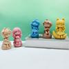 Princess Doll Candle Mold Silicone Gypsum Molds Desktop Decorations Handmade Scented Candle Making Wax Resin Soap Mould