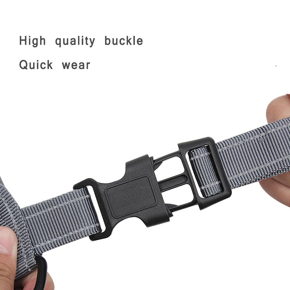 2019 New Medium and Large Dog Pet Explosion-proof Chest Back Reflective Chest Back