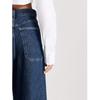 Women's Plus Size Wide Leg Loose Washed Denim Jeans
