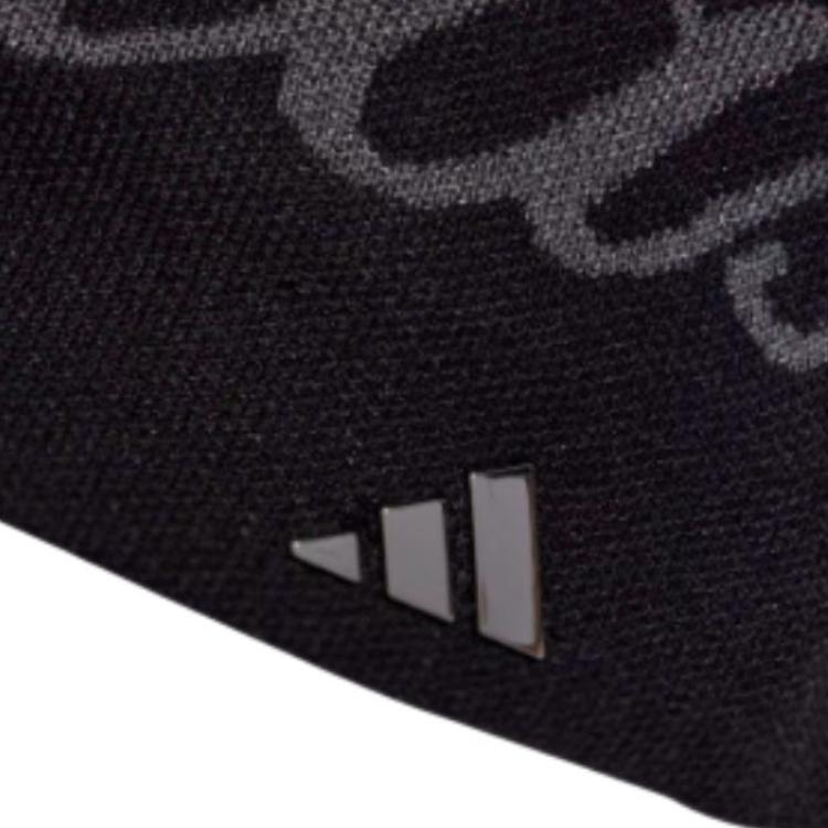 Adidas Logo Design Recycled Polyester Fleece Hat Women hats Black Dark-Gray KX9618