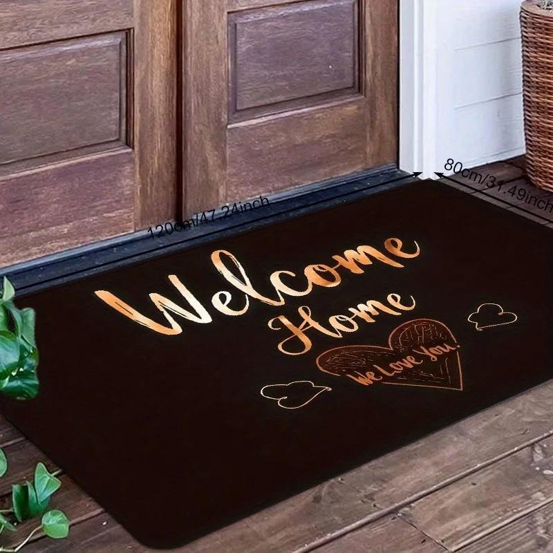 1PC Cute mat fox pattern Door Mats Kitchen Rugs Non-Slip Pop design Bathroom Rugs Bath Mat Carpet for Home Sink Laundry Decor