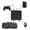 Uniraku Keyboard and Mouse Adapter for Supports Wired and Ideal for and RTS Control Character Movement with the Keyboard and Control the Scope with