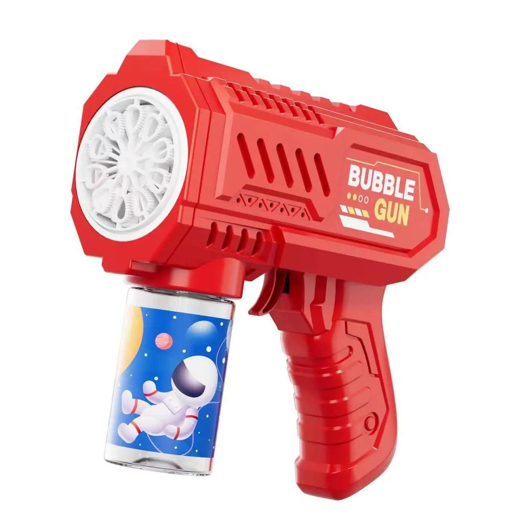 10 Holes Children Electric Bubble Gun Rocket Soap Automatic Bubble Machine Kids Summer Outdoor Bubble Blowing Toys for Kids