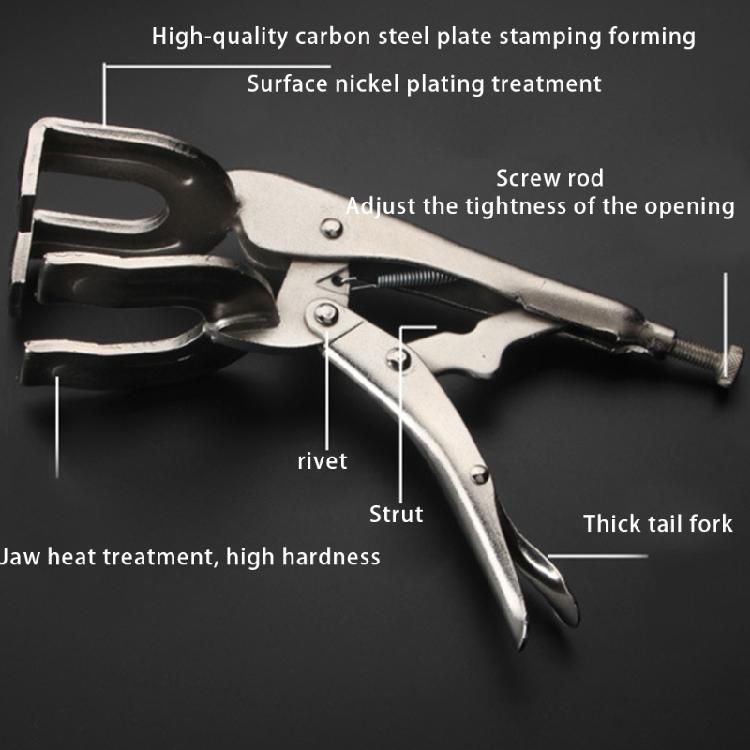 Locking Vise Grip Welding Clamp Plier Welding U-Shaped Pliers High Hardness