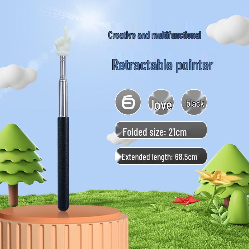 68cm Zatahovací ukazovátko pro děti a učitele: Učitelská hůlka do třídy a domů.