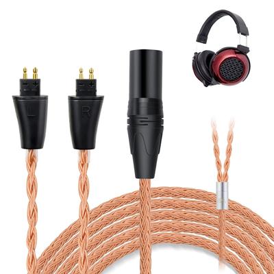 Okcsc ZT16 Headphone Cable TH909 Replacement Cable for 16 Cores Pure Copper For FOSTEX Compatible with TH90 Length 4Pin XR Re-Cable