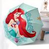 Mermaid,Ariel Automatic Opening and Closing Umbrella - 8-rib Reinforced Folding Design, Lightweight and Portable, Suitable for Daily Busines