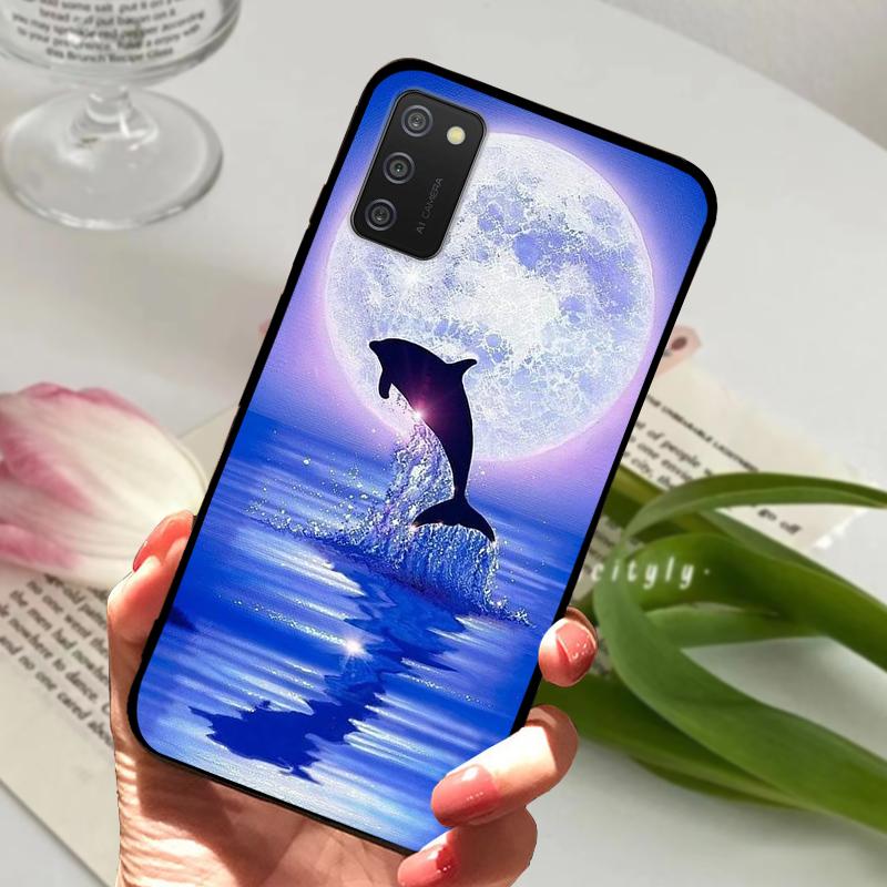 For Samsung Galaxy A02s Case A02 Animal Shockproof Soft Silicone TPU Phone Cover For Samsung Galaxy A03 Coque A03S Bumper Fundas