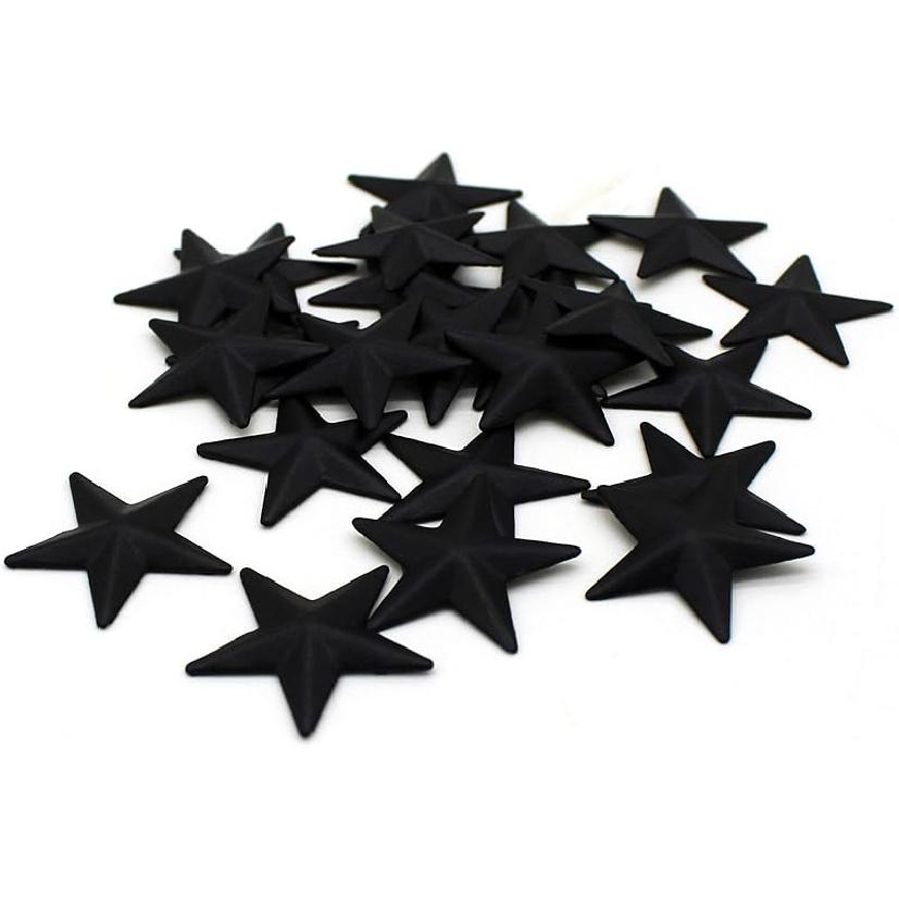 CVHOMEDECO. Primitives Rustic Country Décor. Rusty Mini Metal Barn Star Home Decorative Accents, 1-Inch, Set of 24