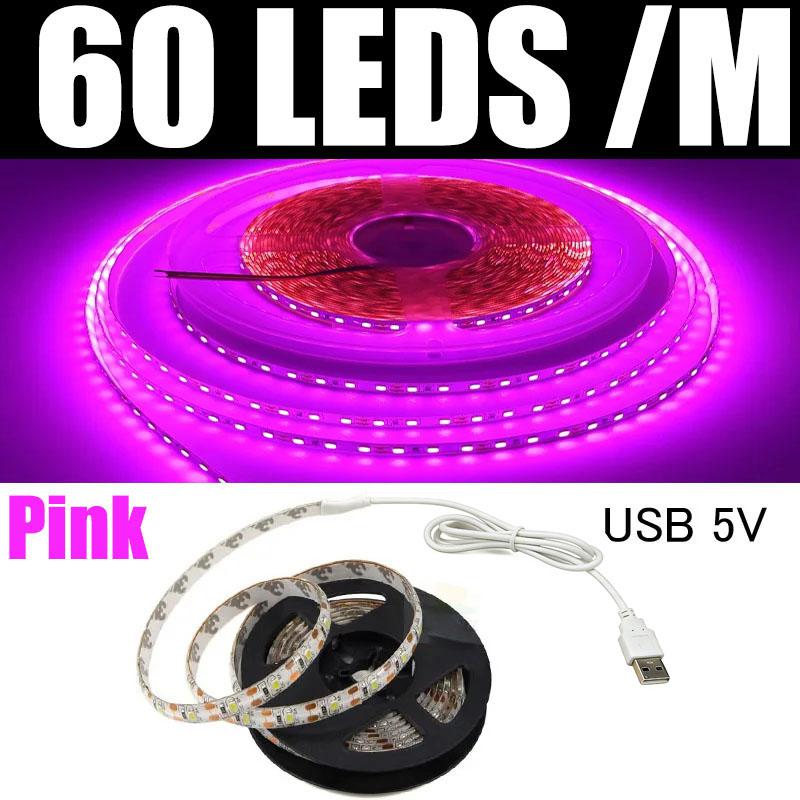 USB LED Strip Light Flexible Lamp 1M 2M 3M 4M 5M SMD3528 Diode Desk Screen TV Background Lighting Cabinet Lights Night