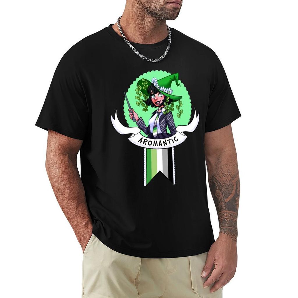 Arounisextic Witchy Pride Tshirt Basic All Season Solid Tshirt