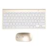 Keyboard Mouse Combo Wireless 2.4G USB Ultraslim Portable Ergonomic Wearproof Keyboard and Mouse for Notebook Computer