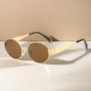 Sunglasses Advanced Metal Sunglasses Fashion Oval Glasses Brand Designer Vintage Sun Glasses High Quantity