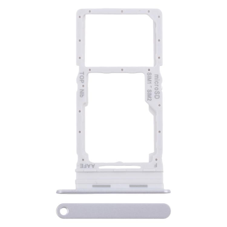 

Для Samsung Galaxy A16 SM-A165F оригинальный лоток для SIM-карты + лоток для SIM-карты / карты Micro SD серебряный