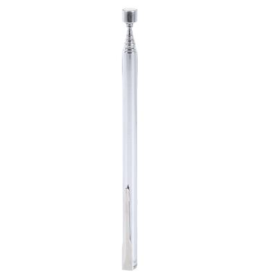 Tragbarer, teleskopischer, einfacher magnetischer Pick-Up-Stab-Stick, der Magnet-Handheld-Werkzeug ausdehnt, Silber