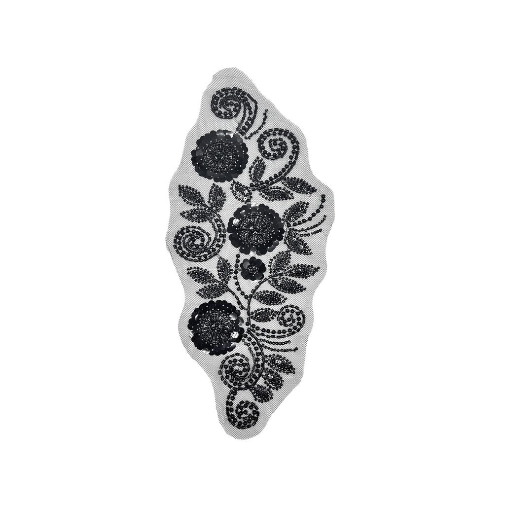 Heavy Industry Beaded Sequins Floral Cloth Stickers Gift Lace Lace Dance Clothes Performance Clothes Decorative Clothing Accessories