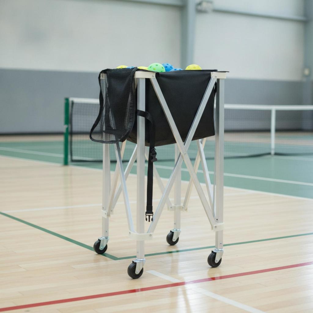 Pickleball Cart Spacious Sports Equipment Organizer Long-Lasting for Coaches