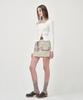 Etmont Cargo Banding Mini Skirt, Khaki Beige