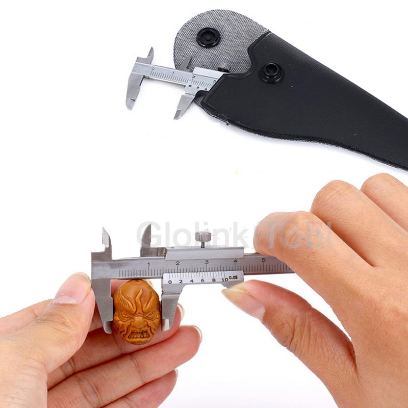 Mini Vernier Caliper 70mm Stainless steel Hardened Metric Machinist vernier caliper thickness gauge 0-70mm