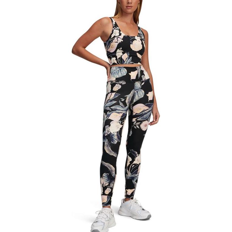 Under Armour Meridian Soft Series Training Slim Fit High Waist Comfortable Sports Long Pants Women bottoms Black 1383603-003