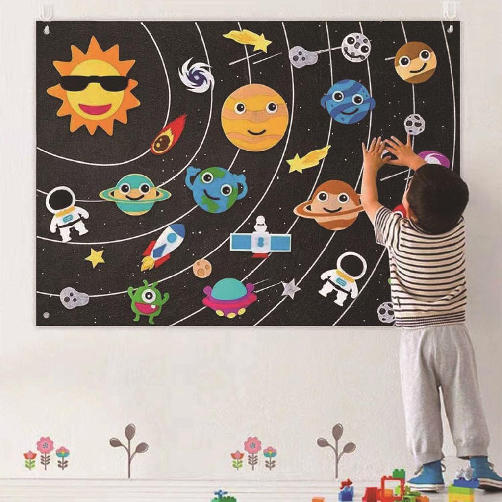3D Felt Story Educational Board for Toddlers