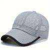 Adjustable Summer Baseball Cap Quick Dry Sunscreen Hats  For Man Women Unisex