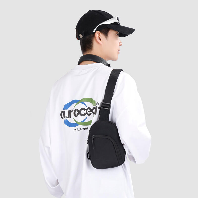 Large Capacity Chest Bag Men's And Women's Shoulder Bag Riding Sports Back Crossbody Bag
