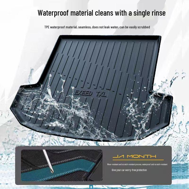 All-Weather TPE Floor & Trunk Mats for Tesla Model 3/Y - 3D Injection Molded