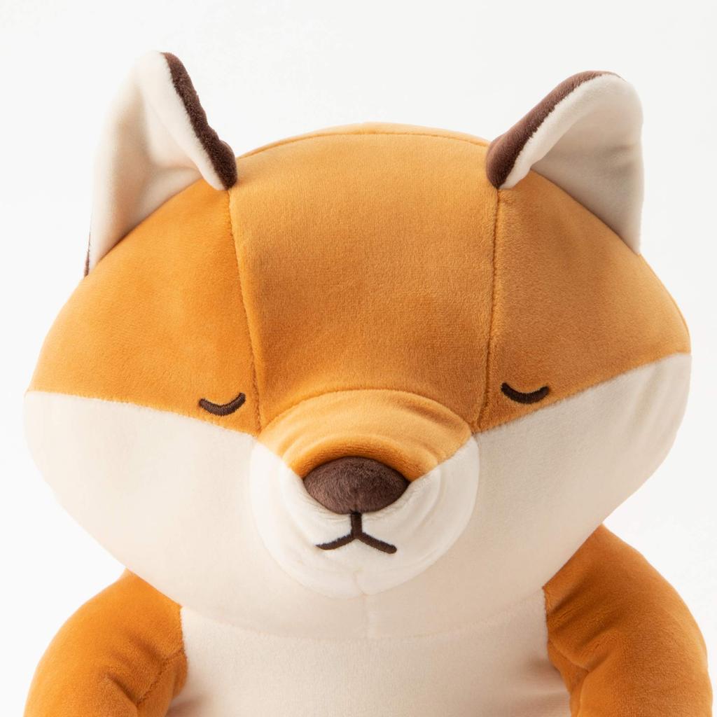 Livheart Premium Nemunemu Animals Konta the Fox Sitting Body Medium Size 30cm in Fluffy and Pillow, Polyester, (Approx. Length), Soft, 78214-41