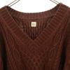 Ron Herman 7 Minutes Sleeve V Neck Sweater XS Brown Knit Men's Used
