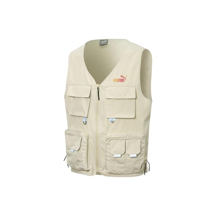 PUMA SKB Woven Vest Beige Men s 537224-64 XS