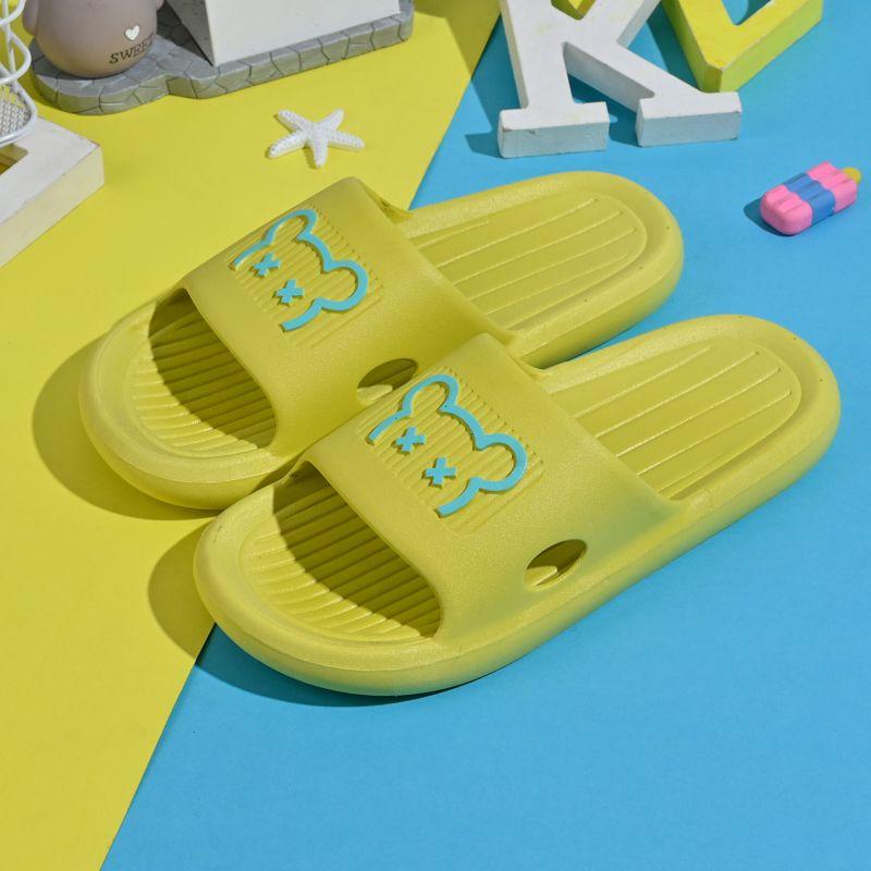 WTEMPO Brand Summer Women's Non-slip Home Mute Soft Bottom Trendy Thick Girls Cute Non-slip Bath Outside Wear Fashion Slippers