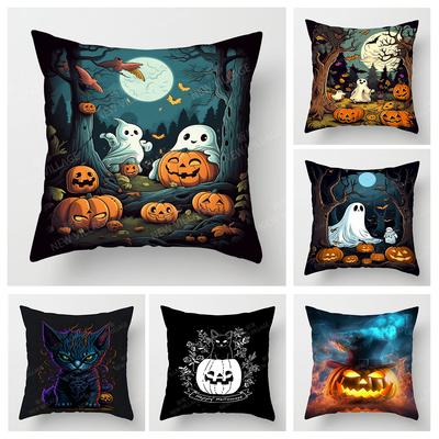 Decorative Cushion Home Living Room Decor Throw Pillow Cover 40*40 40x40cm 60x60cm 45x45cm 50x50cm Pillowcase Halloween Autumn