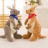 Toy Mom Baby Kids Home Decor Stuffed Animal Doll Stuffed Toy Kangaroo Plush Toy Parent-Child Toys