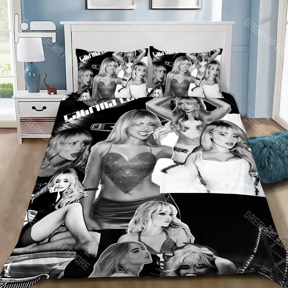 Singer Duvet Pillowcase Bedding Set Boy C-Carpenter Girl Bedroom Decoration Children Gift S-Sabrina Single Double Large Size - A
