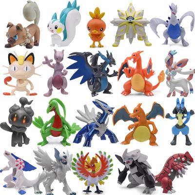 2-3 inç Pokemon PVC Aksiyon Figürü Pikachu Charmander Eevee Figürleri Bebekler Model Anime Koleksiyonu Süs Oyuncağı Çocuk Doğum Günü Hediyesi